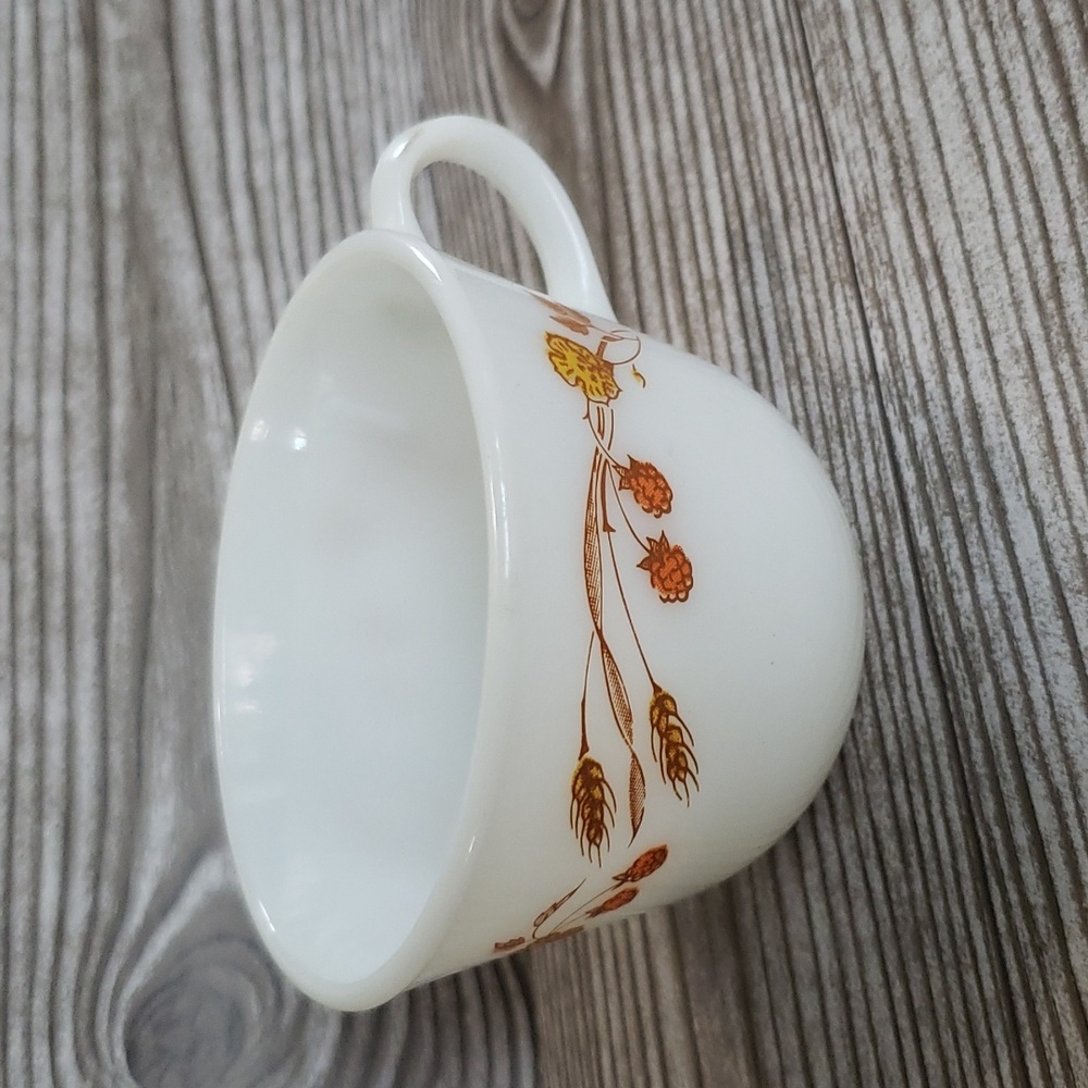 Pyrex harvest vintage print coffee mug